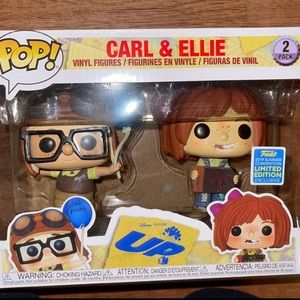 Rare Carl and Ellie Funko Pop